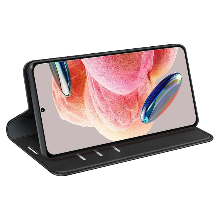 For Xiaomi Redmi Note 12 4G Global Retro-skin Magnetic Suction Leather Phone Case
