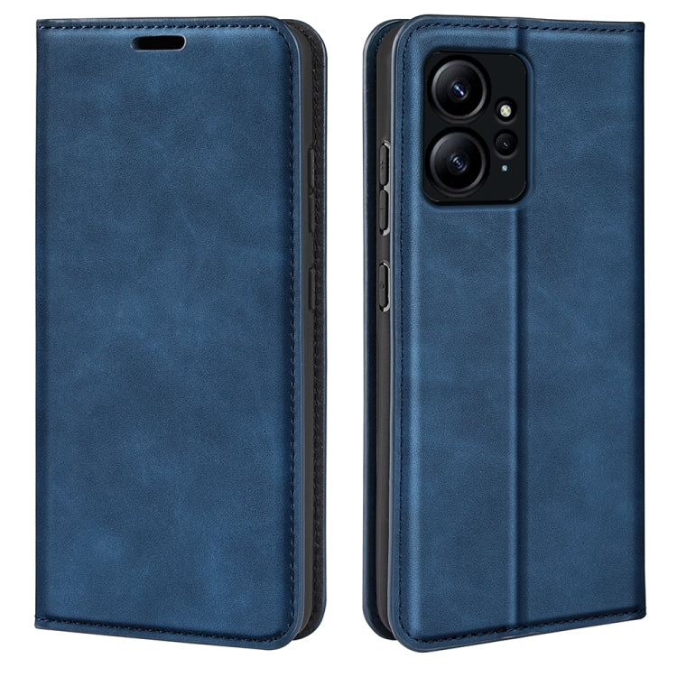 For Xiaomi Redmi Note 12 4G Global Retro-skin Magnetic Suction Leather Phone Case