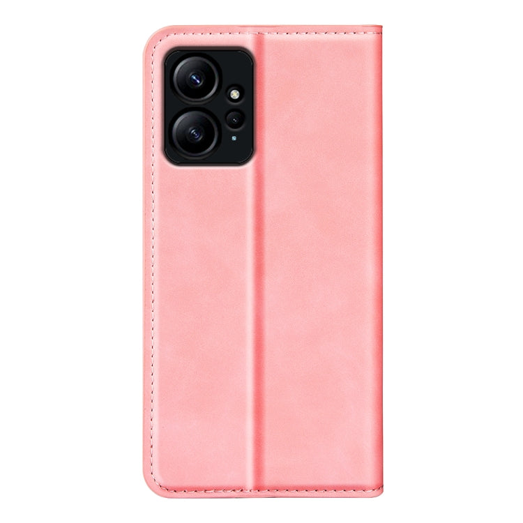 For Xiaomi Redmi Note 12 4G Global Retro-skin Magnetic Suction Leather Phone Case