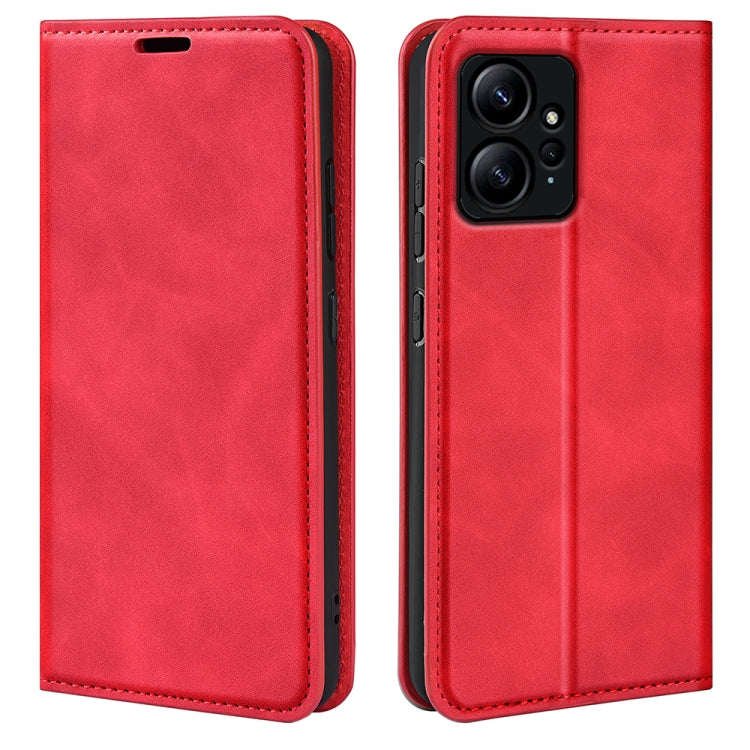 For Xiaomi Redmi Note 12 4G Global Retro-skin Magnetic Suction Leather Phone Case