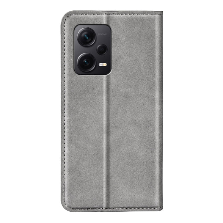 For Xiaomi Redmi Note 12 Pro+ 5G Global Retro-skin Magnetic Suction Leather Phone Case