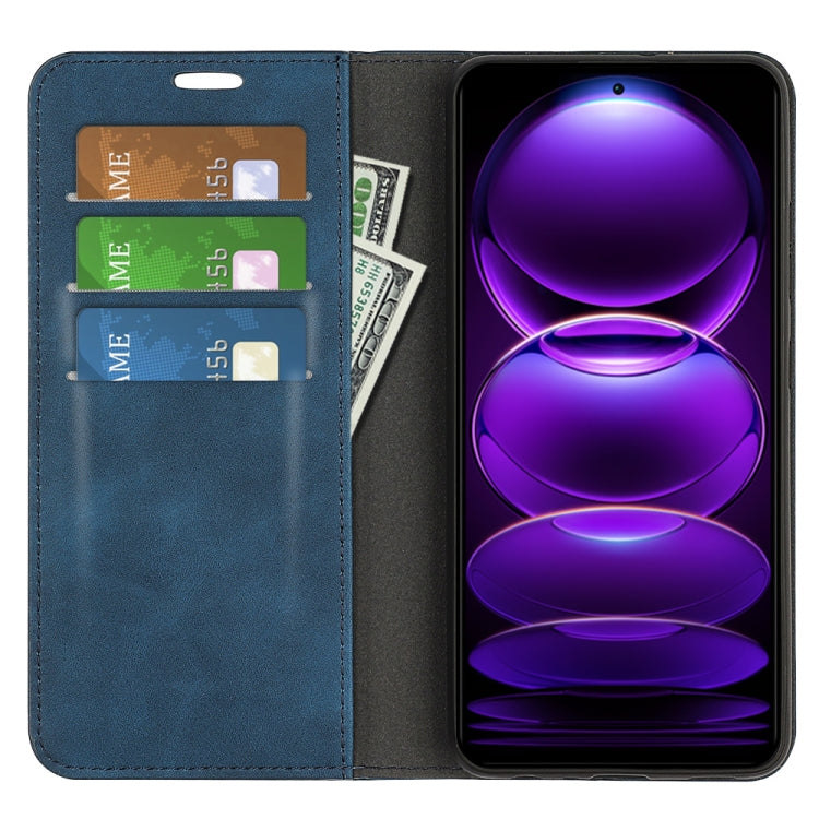 For Xiaomi Redmi Note 12 Pro+ 5G Global Retro-skin Magnetic Suction Leather Phone Case