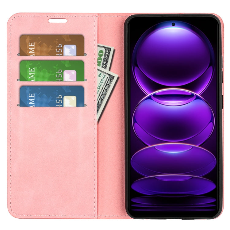 For Xiaomi Redmi Note 12 Pro+ 5G Global Retro-skin Magnetic Suction Leather Phone Case