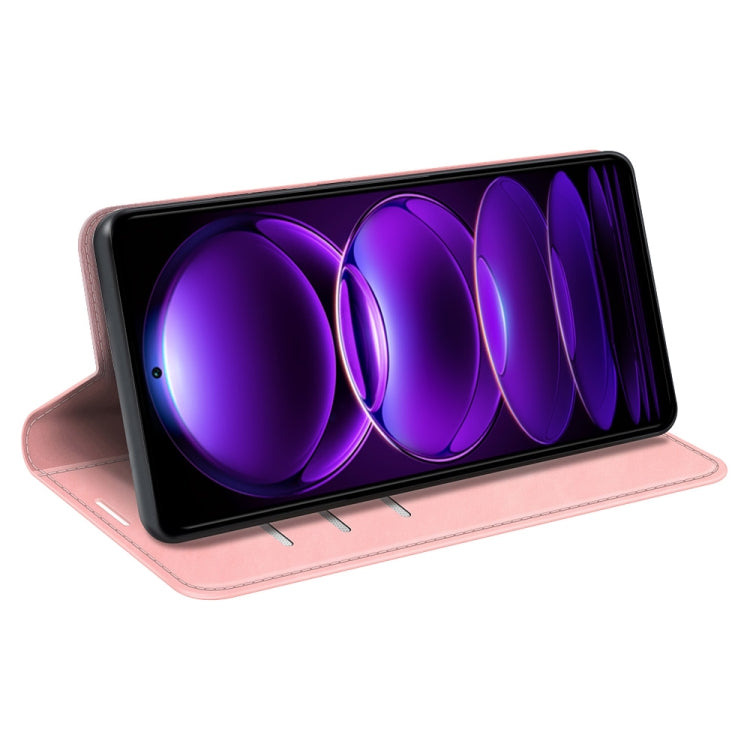 For Xiaomi Redmi Note 12 Pro+ 5G Global Retro-skin Magnetic Suction Leather Phone Case