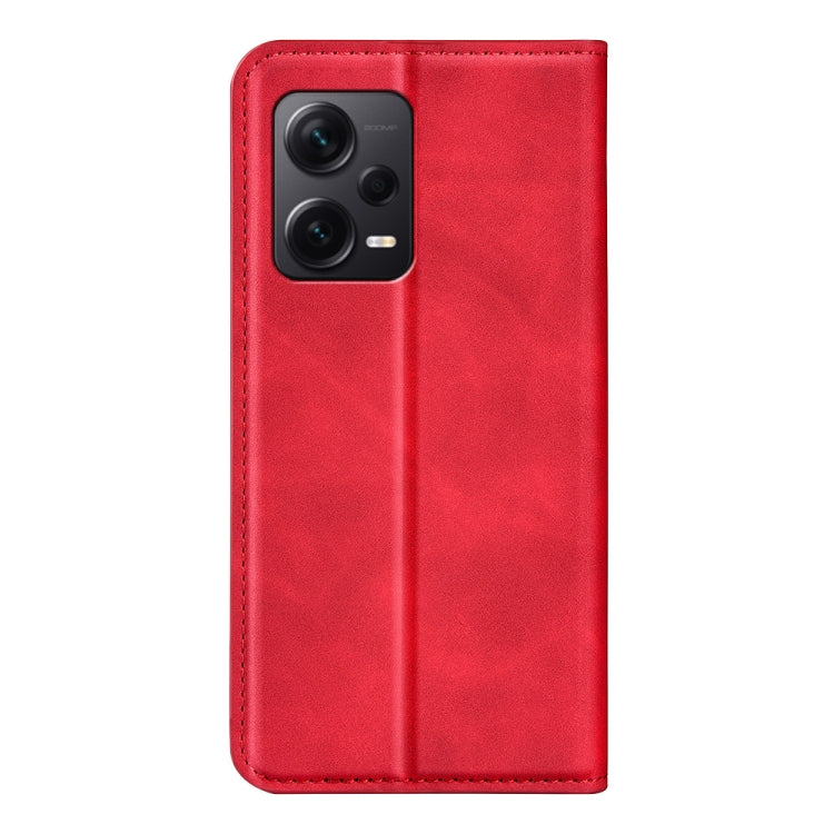 For Xiaomi Redmi Note 12 Pro+ 5G Global Retro-skin Magnetic Suction Leather Phone Case