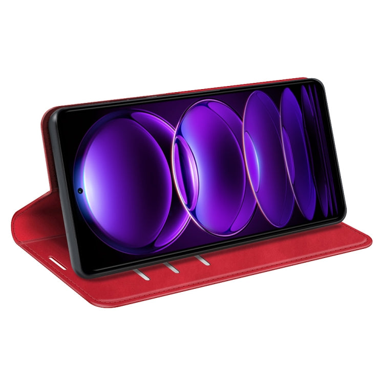 For Xiaomi Redmi Note 12 Pro+ 5G Global Retro-skin Magnetic Suction Leather Phone Case