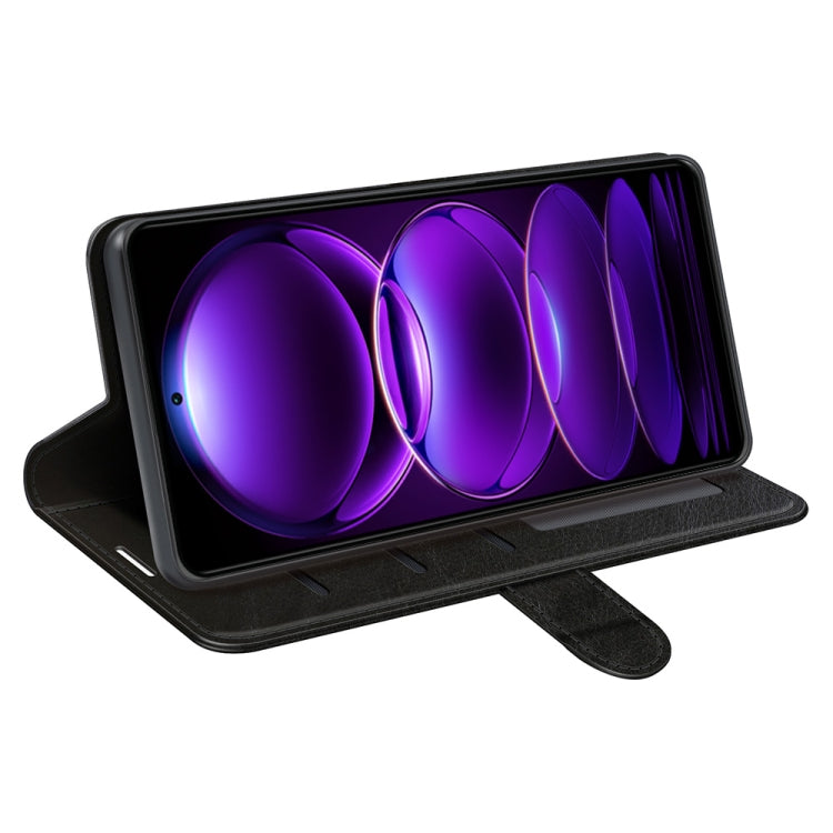 For Xiaomi Redmi Note 12 Pro+ Global R64 Texture Horizontal Flip Leather Phone Case