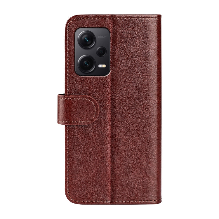 For Xiaomi Redmi Note 12 Pro+ Global R64 Texture Horizontal Flip Leather Phone Case