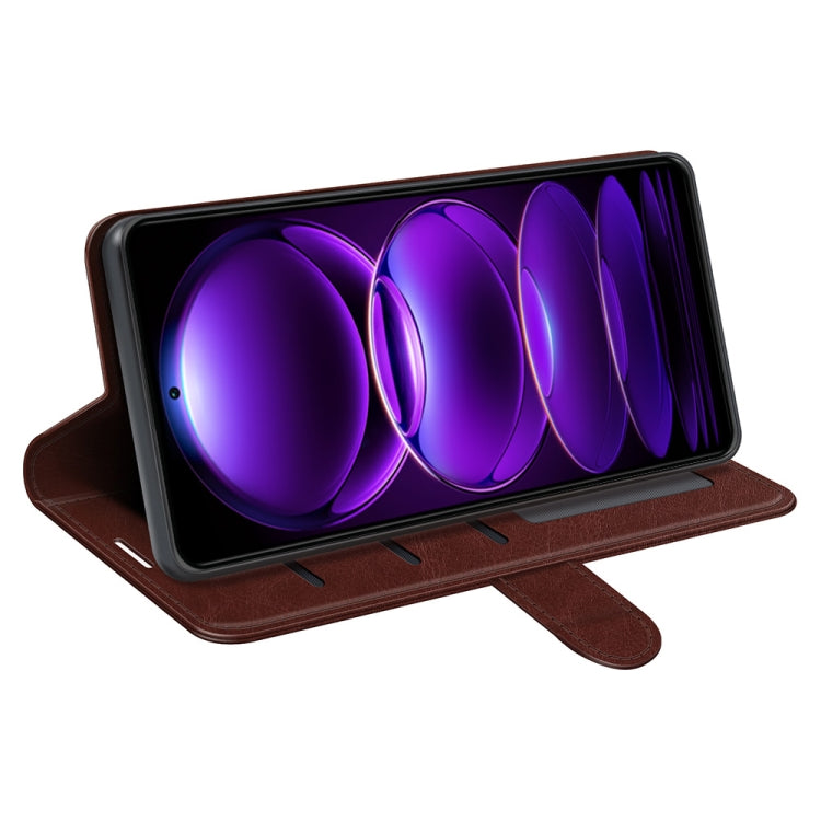 For Xiaomi Redmi Note 12 Pro+ Global R64 Texture Horizontal Flip Leather Phone Case