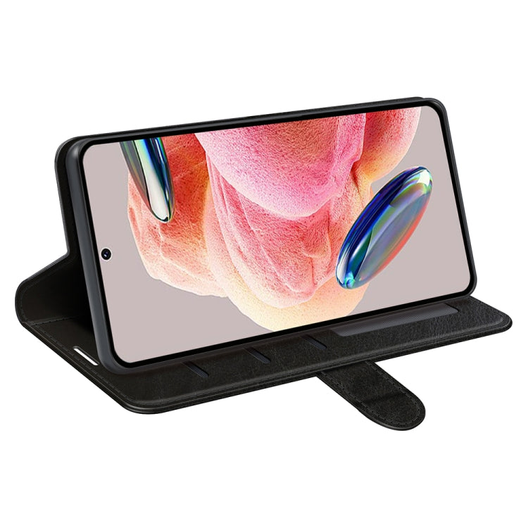 For Xiaomi Redmi Note 12 4G Global R64 Texture Horizontal Flip Leather Phone Case