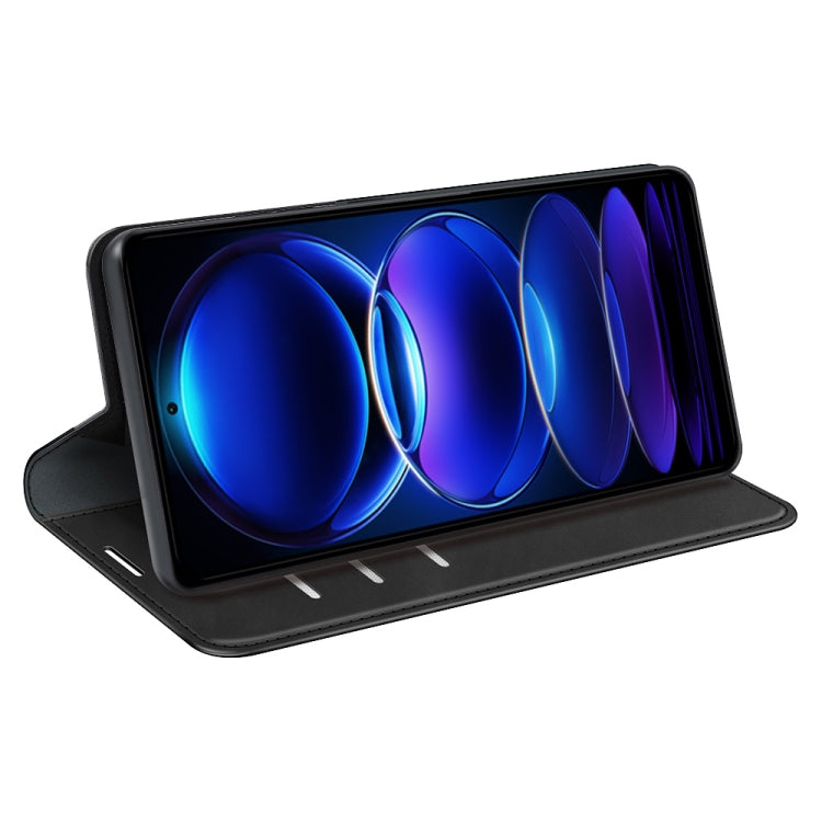 For Xiaomi Redmi Note 12 Pro 5G Global Retro-skin Magnetic Suction Leather Phone Case