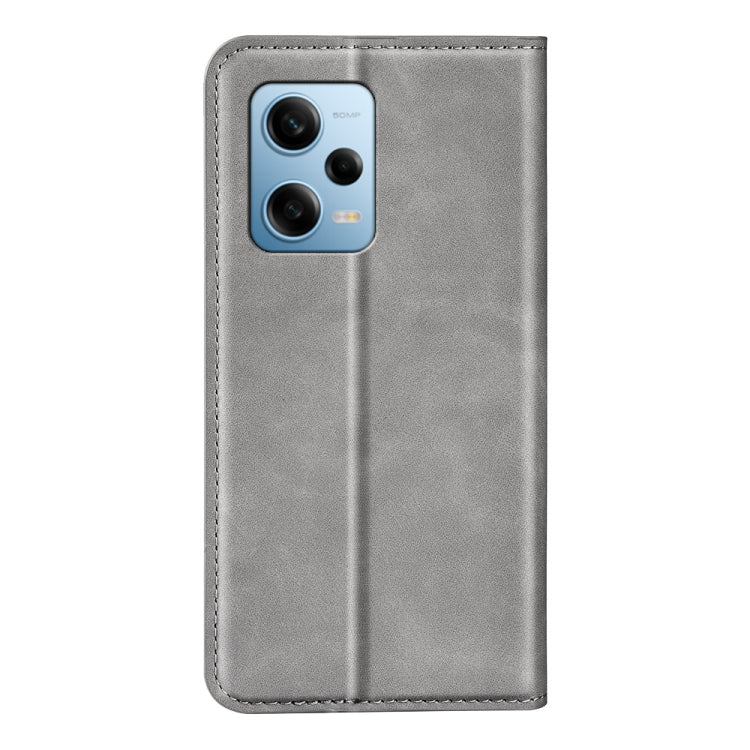 For Xiaomi Redmi Note 12 Pro 5G Global Retro-skin Magnetic Suction Leather Phone Case