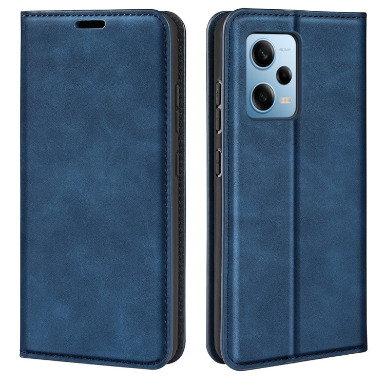 For Xiaomi Redmi Note 12 Pro 5G Global Retro-skin Magnetic Suction Leather Phone Case