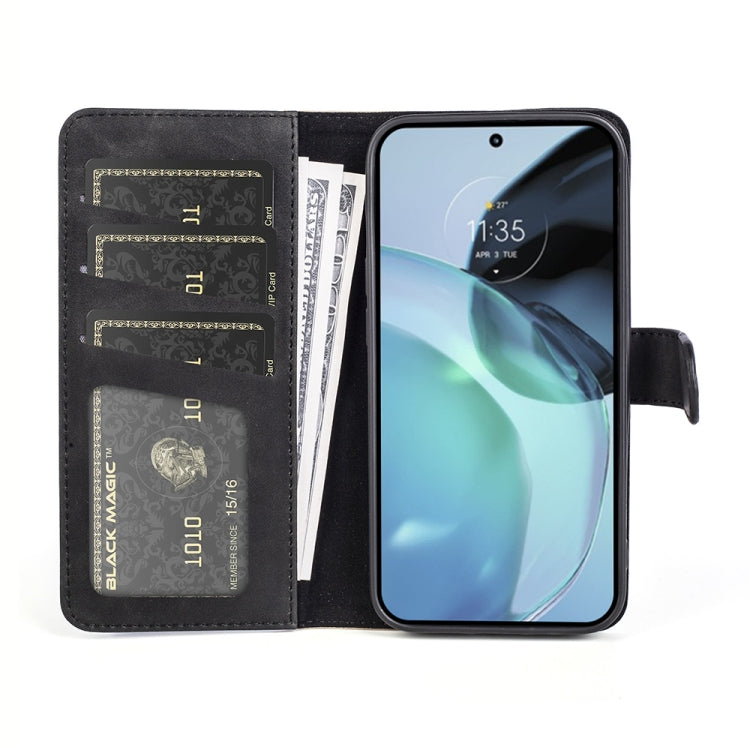 For Motorola Moto G72 Stitching Horizontal Flip Leather Phone Case