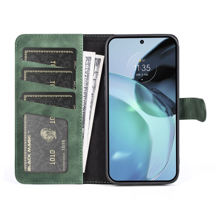 For Motorola Moto G72 Stitching Horizontal Flip Leather Phone Case