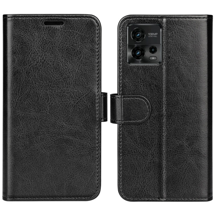 For Motorola Moto G72 R64 Texture Horizontal Flip Leather Phone Case