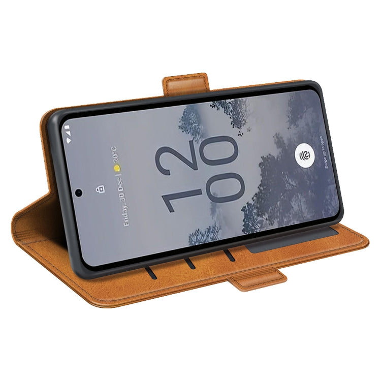 For Nokia X30 Dual-side Magnetic Buckle Horizontal Flip Leather Phone Case
