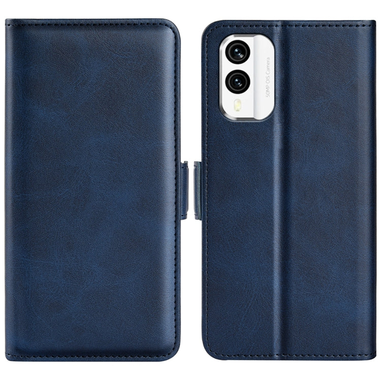 For Nokia X30 Dual-side Magnetic Buckle Horizontal Flip Leather Phone Case