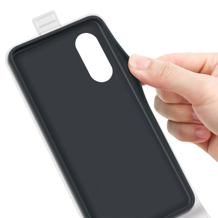 For OPPO A58 R64 Texture Single Vertical Flip Leather Phone Case