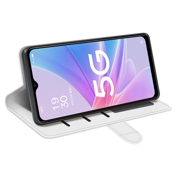 For OPPO A58 R64 Texture Horizontal Flip Leather Phone Case