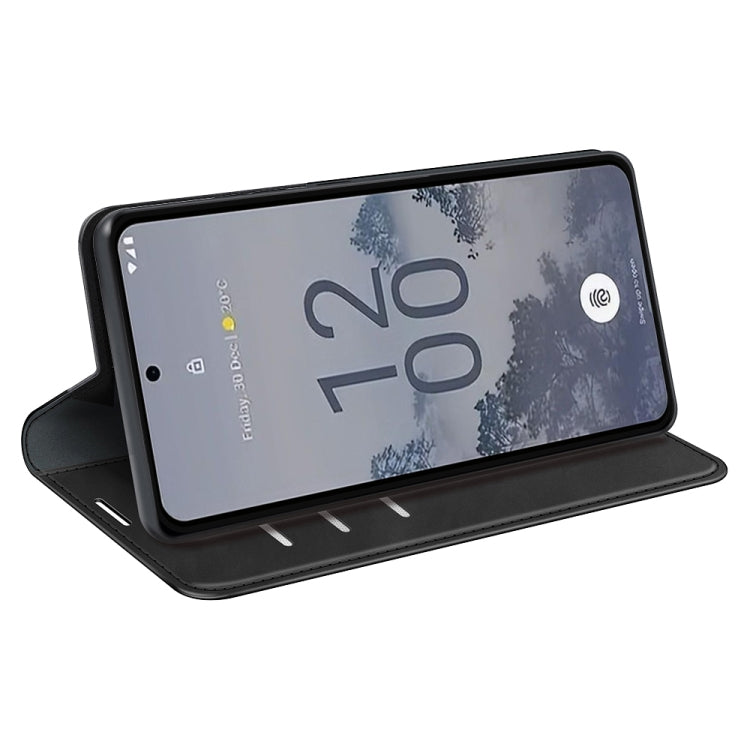 For Nokia X30 Retro-skin Magnetic Suction Leather Phone Case