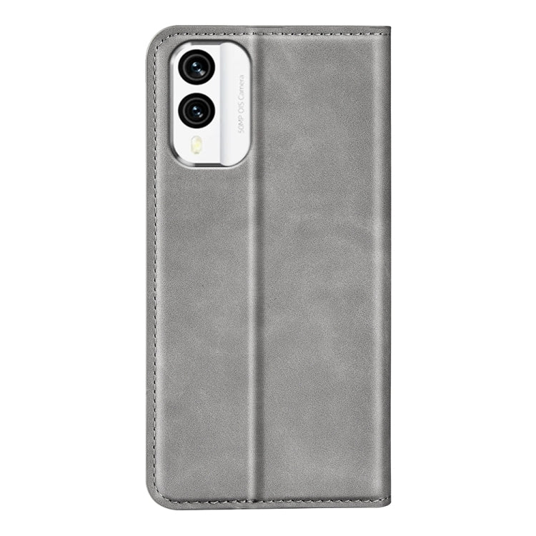 For Nokia X30 Retro-skin Magnetic Suction Leather Phone Case