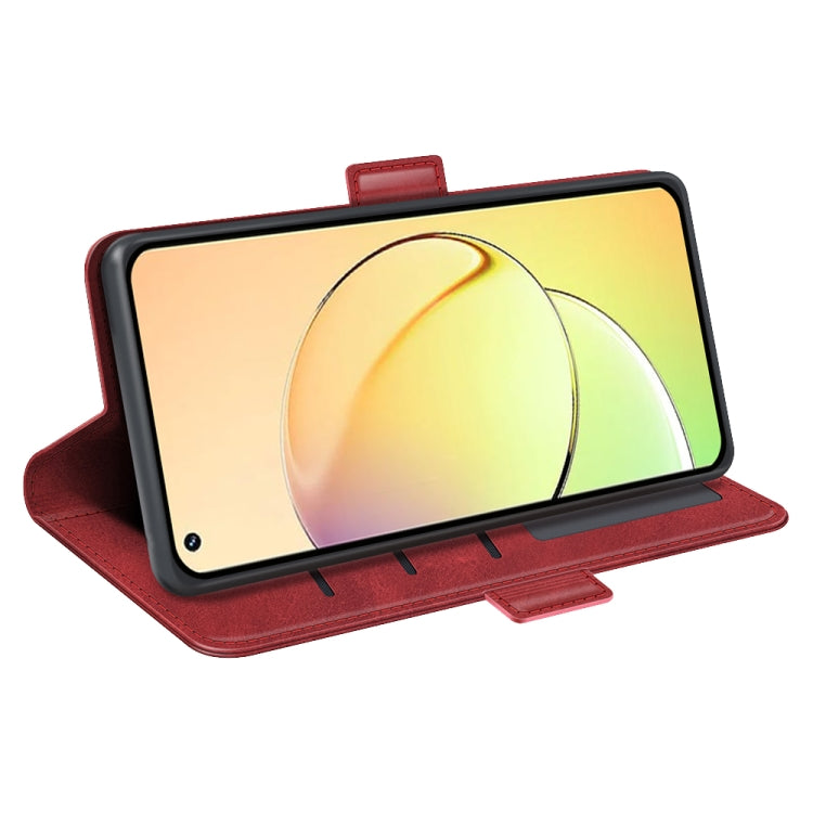 For Realme 10 4G Dual-side Magnetic Buckle Horizontal Flip Leather Phone Case