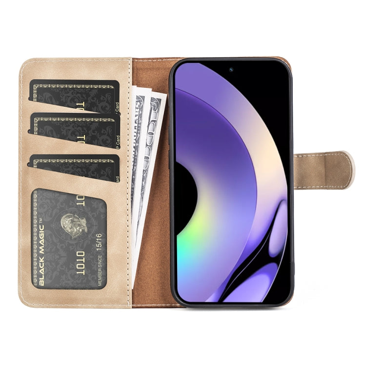 For Realme 10 Pro Stitching Horizontal Flip Leather Phone Case