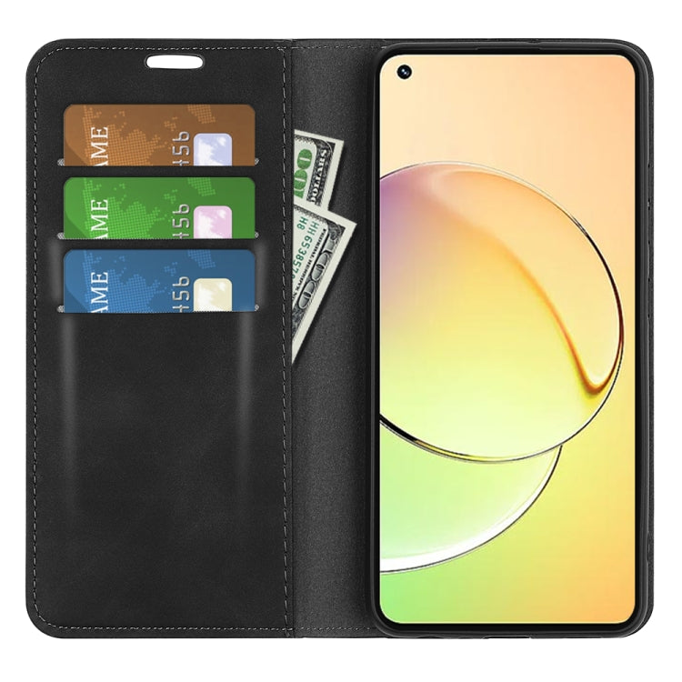 For Realme 10 4G Retro-skin Magnetic Suction Leather Phone Case
