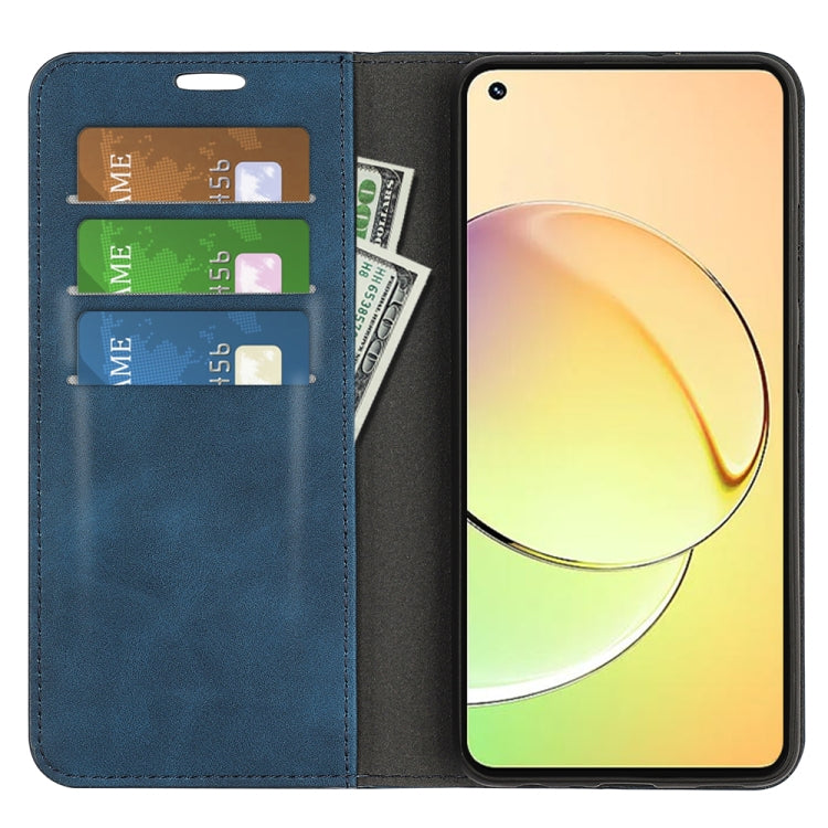 For Realme 10 4G Retro-skin Magnetic Suction Leather Phone Case