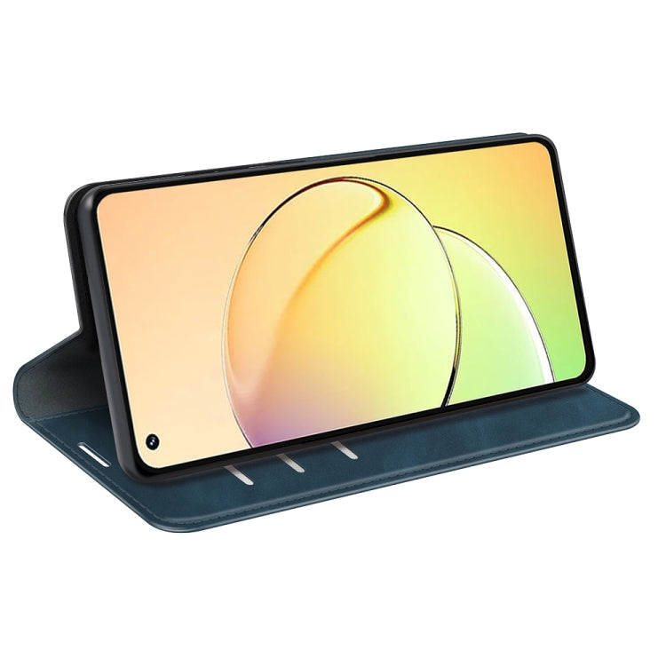 For Realme 10 4G Retro-skin Magnetic Suction Leather Phone Case