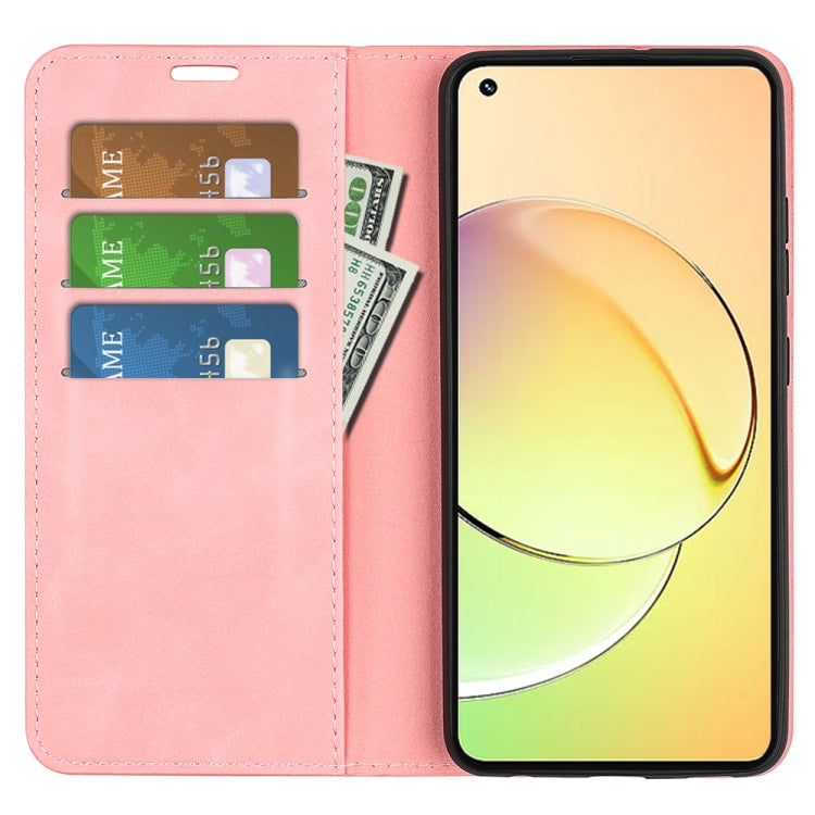For Realme 10 4G Retro-skin Magnetic Suction Leather Phone Case