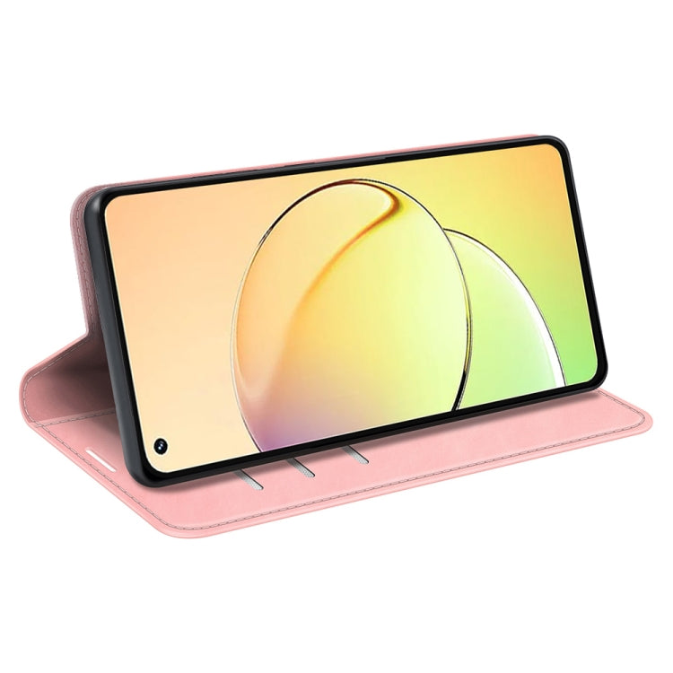 For Realme 10 4G Retro-skin Magnetic Suction Leather Phone Case