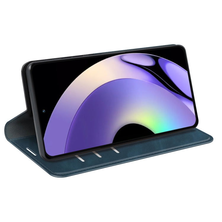 For Realme 10 Pro Retro-skin Magnetic Suction Leather Phone Case