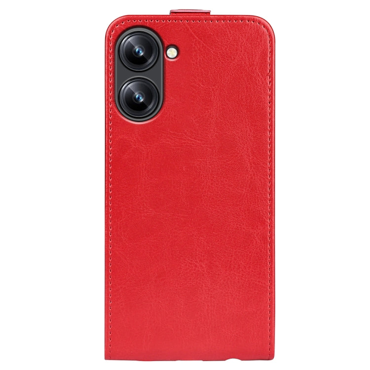 For Realme 10 4G R64 Texture Vertical Flip Leather Phone Case