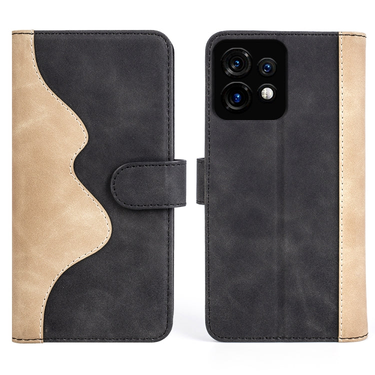 For Motorola Moto X40 Stitching Horizontal Flip Leather Phone Case