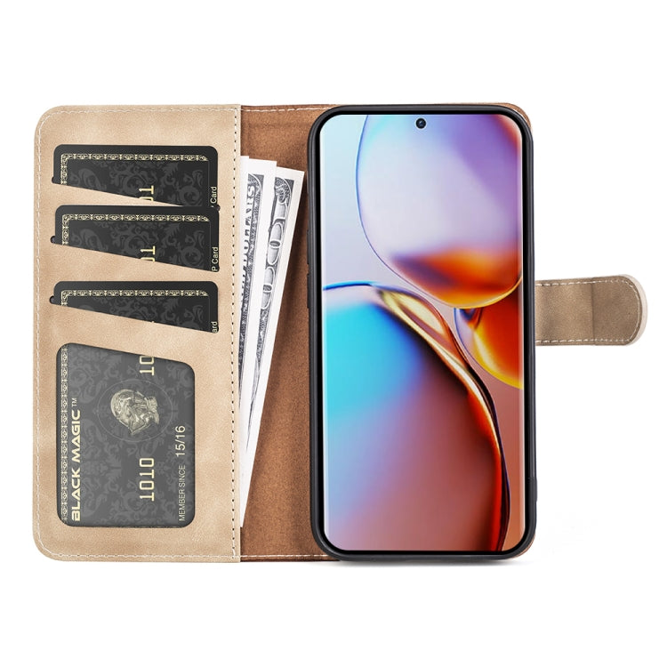 For Motorola Moto X40 Stitching Horizontal Flip Leather Phone Case