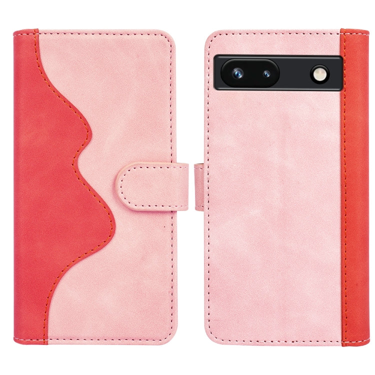 For Google Pixel 7a Stitching Horizontal Flip Leather Phone Case