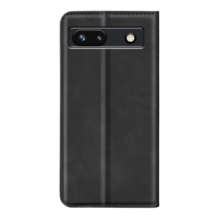 For Google Pixel 7a Retro-skin Magnetic Suction Leather Phone Case