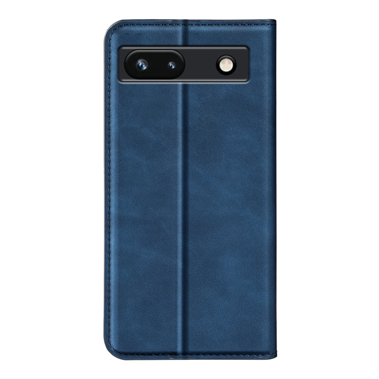For Google Pixel 7a Retro-skin Magnetic Suction Leather Phone Case