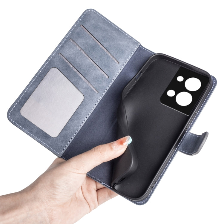 For Realme 9 4G Stitching Horizontal Flip Leather Phone Case