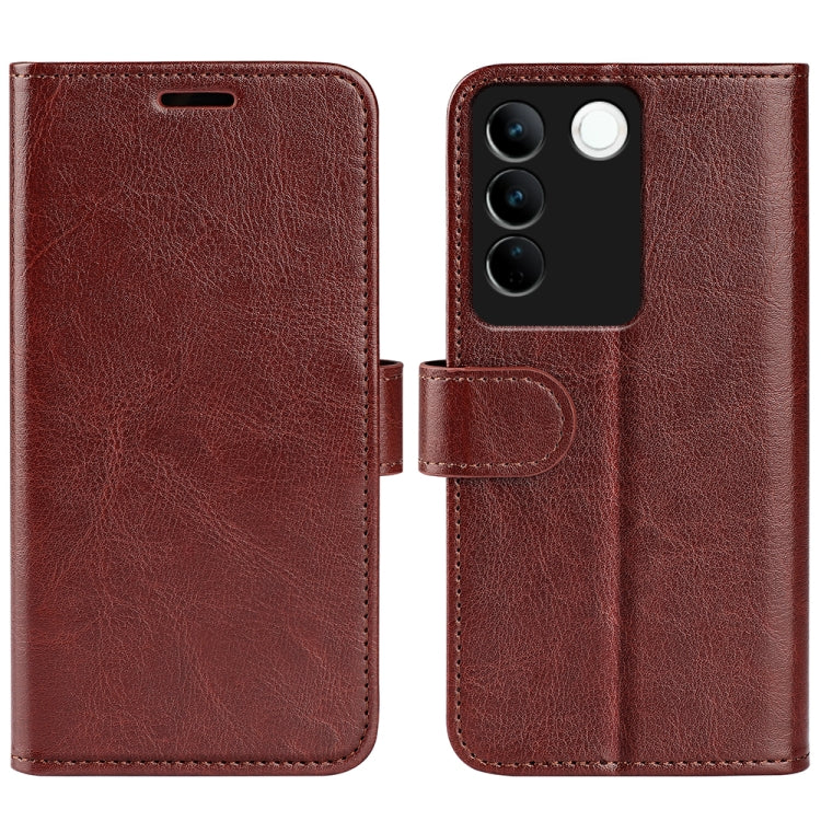 For vivo S16 / S16 Pro R64 Texture Horizontal Flip Leather Phone Case
