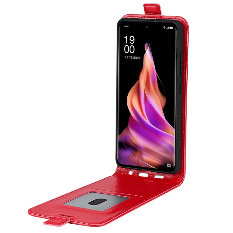 For OPPO Reno9 / Reno9 Pro R64 Texture Single Vertical Flip Leather Phone Case