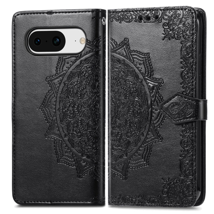 For Google Pixel 8 Mandala Flower Embossed Leather Phone Case