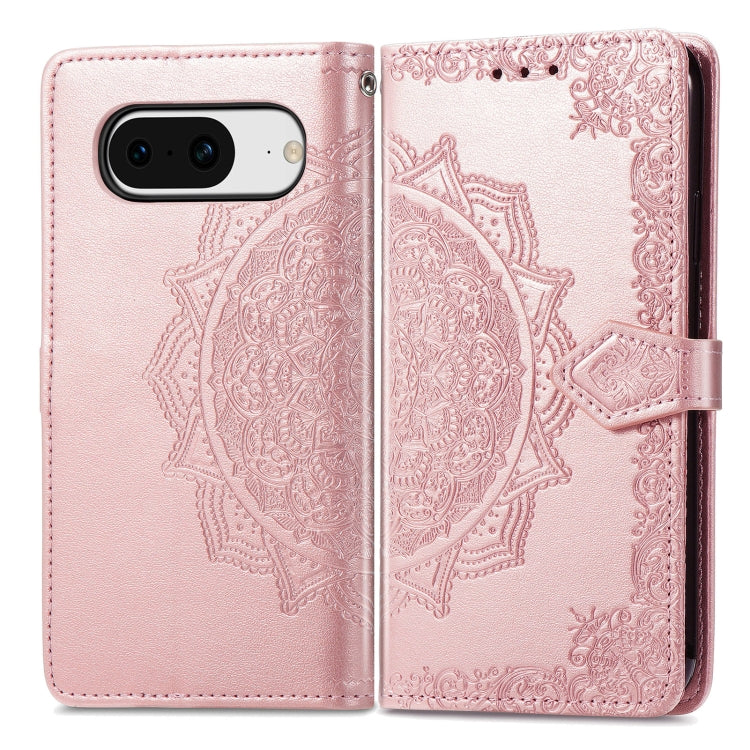 For Google Pixel 8 Mandala Flower Embossed Leather Phone Case