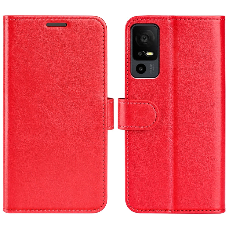 For TCL 40R R64 Texture Horizontal Flip Leather Phone Case