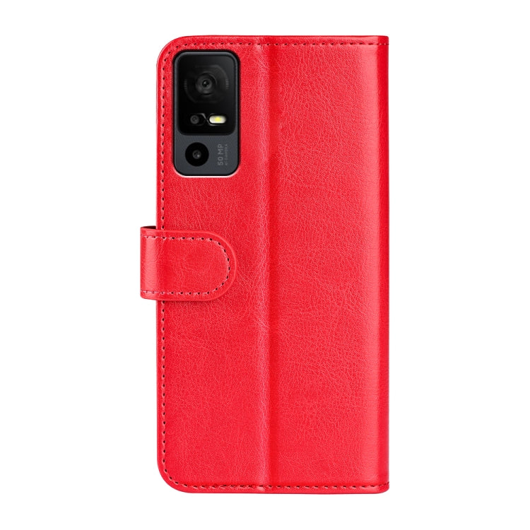 For TCL 40R R64 Texture Horizontal Flip Leather Phone Case