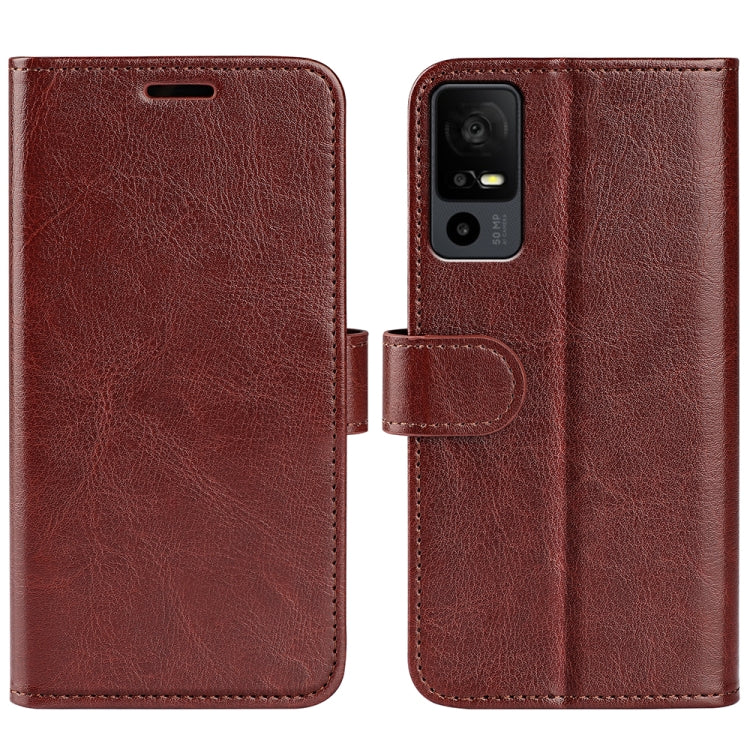 For TCL 40R R64 Texture Horizontal Flip Leather Phone Case