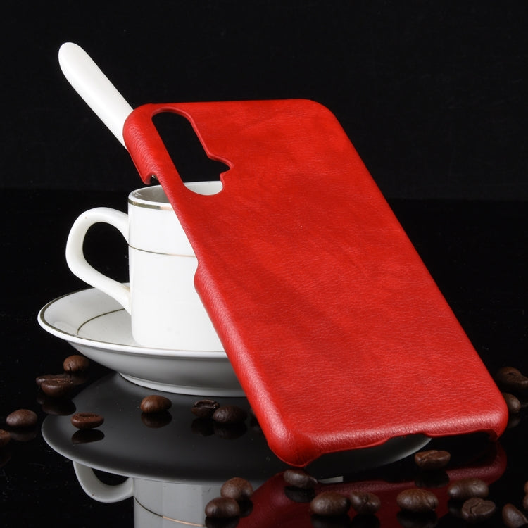 Shockproof Litchi Texture PC + PU Case For Huawei Honor 20