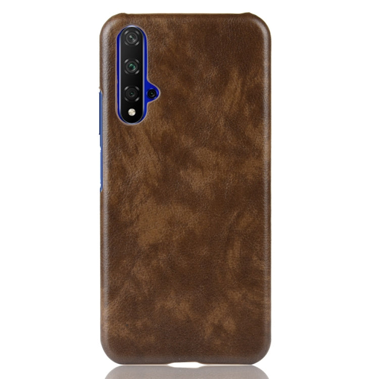 Shockproof Litchi Texture PC + PU Case For Huawei Honor 20